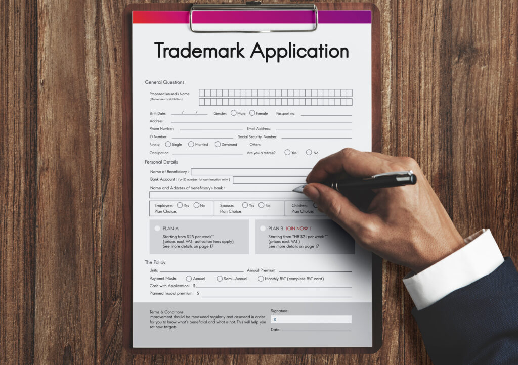 Trademark Application Document Form